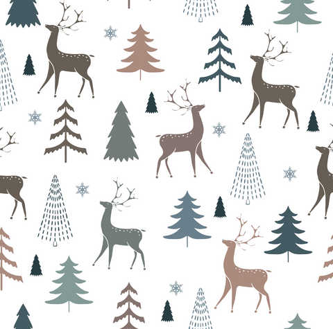 Tree and Deer Wallpaper