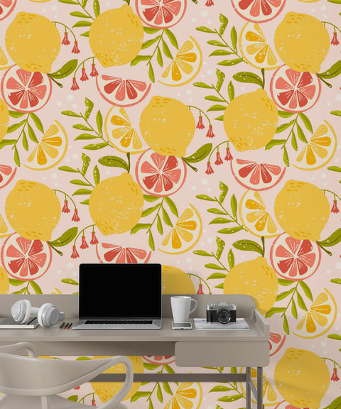 Lemon & Orange Wallpaper