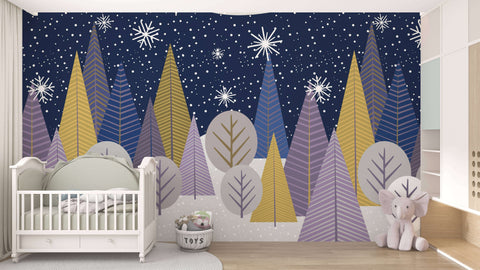 Minoris Star Nursery Wallpaper