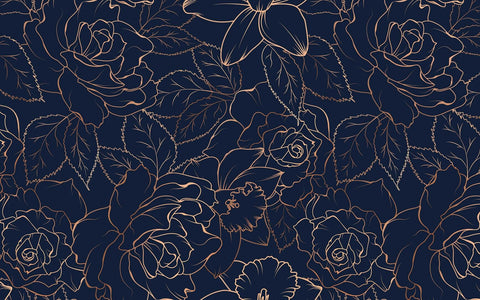 Rosales Floral Wallpaper