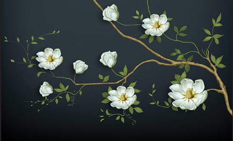 Cerasus Flower Floral Wallpaper