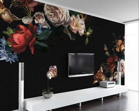 Coccinella Floral WallpaperCoccinella Floral Wallpaper