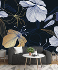 Actin Floral Wallpaper