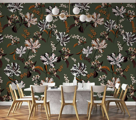 Acanthus Floral Wallpaper