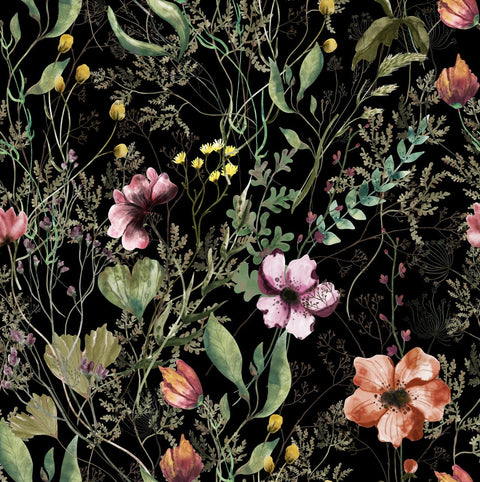 Alzatea Floral Wallpaper