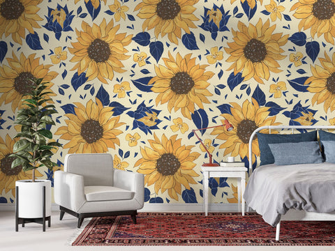 Senna Floral Wallpaper