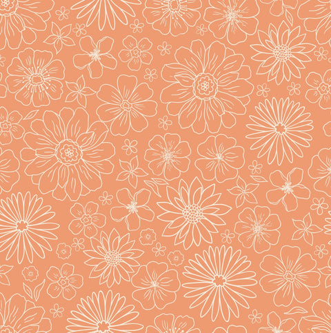 Humiria Floral Wallpaper