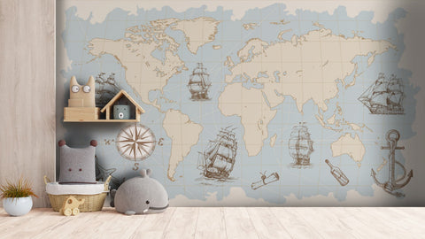 Adventure Nursery Wallpaper