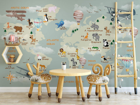 Skylink Nursery Wallpaper