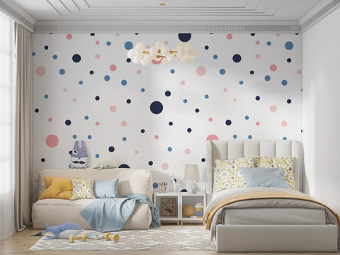 Dots Nursery Wallpaper