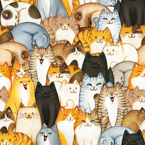 Kittens Nursery Wallpaper
