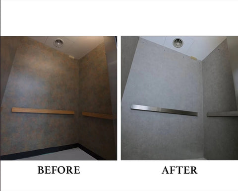 CementoArt Adhesive Cement Interior - Furniture Wrap, Peel & Stick Gray Concrete Wallcovering, 48"W