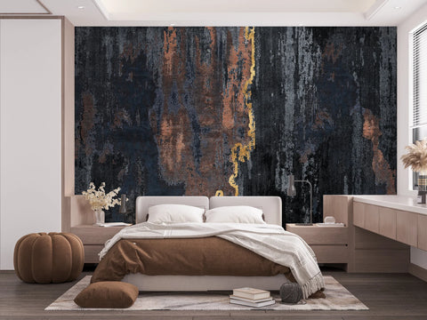 Rustic Dark Gray Wallpaper