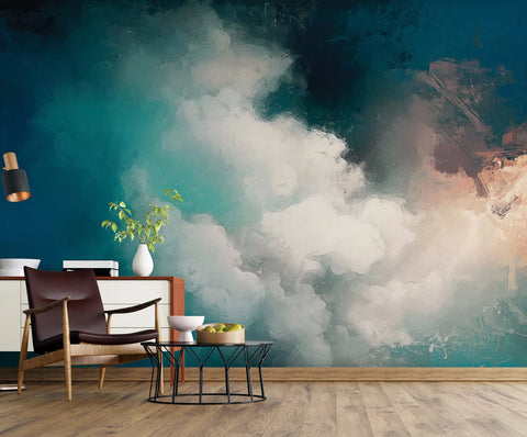 Oil Painting Cloud Wallpaper