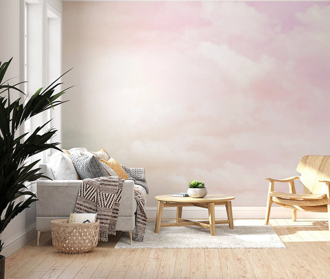 Dreamy Pastel Cloudscape Wallpaper