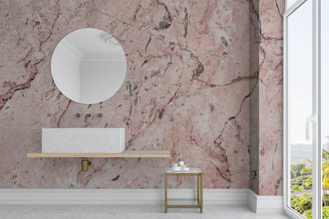 Rhodonite Marble Wallpaper