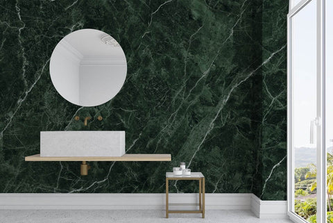 Malachite Marble Wallpaper