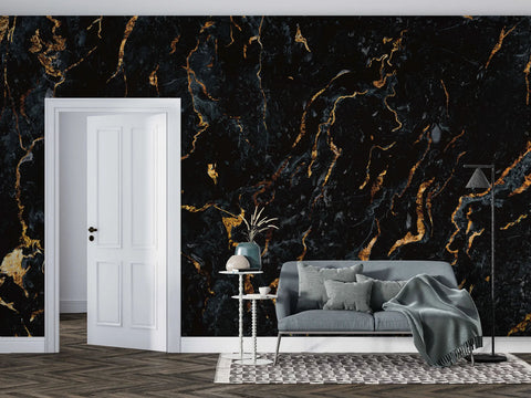 Ettringite Marble Wallpaper