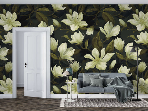 Lillium Floral Wallpaper