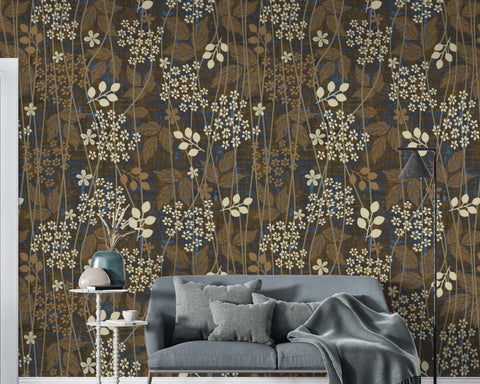 Lantana Floral Wallpaper
