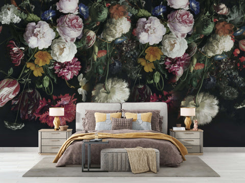 Ranunculus Floral Wallpaper