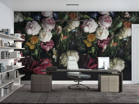 Ranunculus Floral Wallpaper