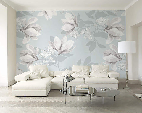 Dillenia Floral Wallpaper
