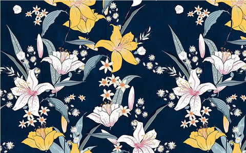 Callonia Flower Floral Wallpaper