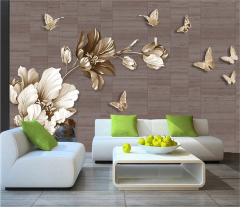 Maranta Flower Floral Wallpaper