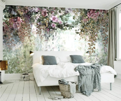 Jardin Floral Wallpaper
