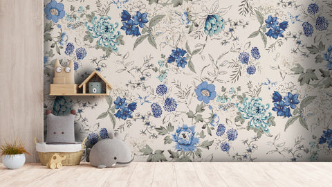 Ochna Floral Wallpaper