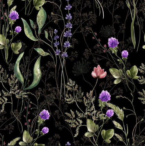 Moringa Floral Wallpaper