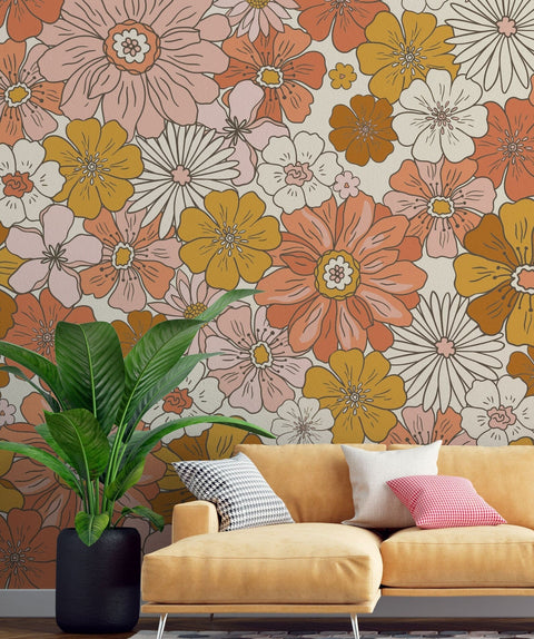 Selenia Floral Wallpaper