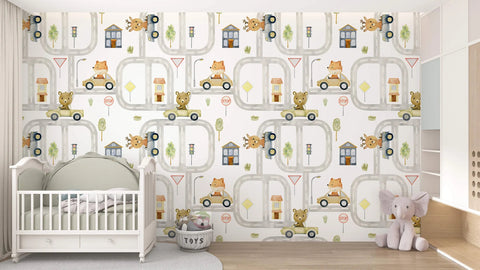 Gingerly Nursery Wallpaper