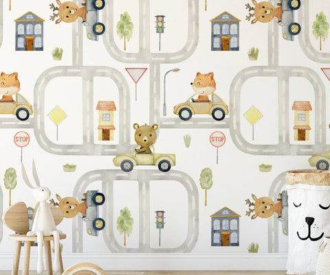Gingerly Nursery Wallpaper