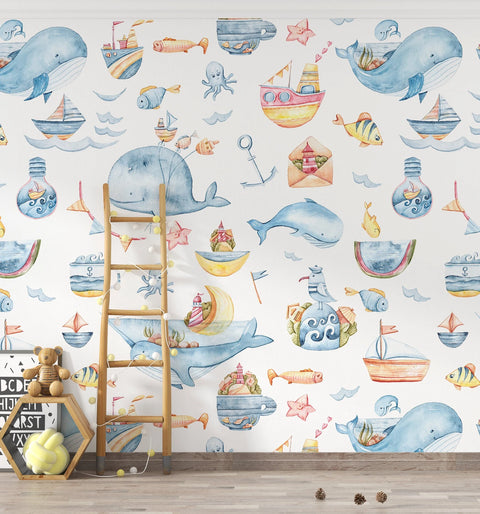Machete Nursery Wallpaper