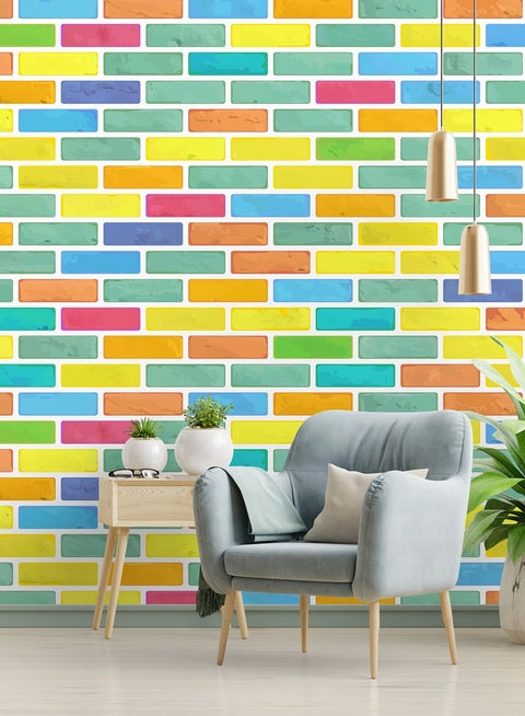 Mauna Brick Wallpaper