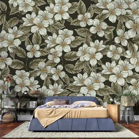 Fidelis Floral Wallpaper