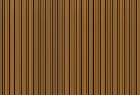 Wainscot Brown Wood Wallpaper